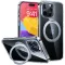 Torras Ostand Pro Back Cover Hülle mit MagSafe für Apple iPhone 16 Pro - Transparent