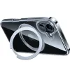 Torras Ostand Pro Back Cover Hülle mit MagSafe für Apple iPhone 16 - Transparent 1