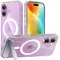 Torras Pstand Back Cover Hülle mit MagSafe für Apple iPhone 16 - Transparent