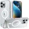 Torras Pstand Back Cover Hülle mit MagSafe für Apple iPhone 16 Pro Max - Transparent 0
