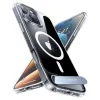 Torras Pstand Back Cover Hülle mit MagSafe für Apple iPhone 16 Pro Max - Transparent 1