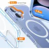 Torras Diamond Back Cover Hülle mit MagSafe für Apple iPhone 16 Plus - Transparent 1
