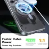 Torras Diamond Back Cover Hülle mit MagSafe für Apple iPhone 16 Plus - Transparent 4