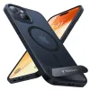 Torras Pstand Back Cover Hülle mit MagSafe für Apple iPhone 15 Plus - Schwarz 2
