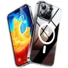 Torras Diamond Back Cover Hülle mit MagSafe für Apple iPhone 15 Pro - Transparent 0