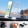Torras Pstand Back Cover Hülle mit MagSafe für Samsung Galaxy S25 Plus - Transparent 6