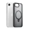 Torras Ostand Spin Back Cover Hülle mit MagSafe für Apple iPhone 17e/16e - Schwarz 1