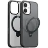 Torras Ostand Spin Back Cover Hülle mit MagSafe für Apple iPhone 17 - Schwarz 0
