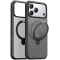 Torras Ostand Spin Back Cover Hülle mit MagSafe für Apple iPhone 17 Pro - Schwarz