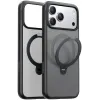 Torras Ostand Spin Back Cover Hülle mit MagSafe für Apple iPhone 17 Pro Max - Schwarz 0