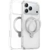 Torras Ostand Spin Back Cover Hülle mit MagSafe für Apple iPhone 17 Pro Max - Transparent 0