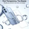 Torras Ostand Pro Back Cover Hülle mit MagSafe für Apple iPhone 17 - Transparent 2