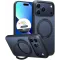 Torras Ostand Pro Back Cover Hülle mit MagSafe für Apple iPhone 17 Pro - Schwarz
