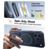 Torras Ostand Pro Back Cover Hülle mit MagSafe für Apple iPhone 17 Pro - Schwarz 2