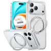 Torras Ostand Pro Back Cover Hülle mit MagSafe für Apple iPhone 17 Pro - Transparent 0