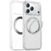 Torras Ostand Pro Back Cover Hülle mit MagSafe für Apple iPhone 17 Pro - Transparent 1