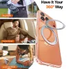 Torras Ostand Pro Back Cover Hülle mit MagSafe für Apple iPhone 17 Pro - Transparent 3
