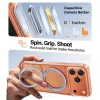 Torras Ostand Pro Back Cover Hülle mit MagSafe für Apple iPhone 17 Pro Max - Transparent 3
