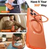Torras Ostand Pro Back Cover Hülle mit MagSafe für Apple iPhone 17 Pro - Orange 2