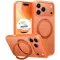 Torras Ostand Pro Back Cover Hülle mit MagSafe für Apple iPhone 17 Pro Max - Orange