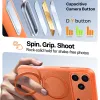 Torras Ostand Pro Back Cover Hülle mit MagSafe für Apple iPhone 17 Pro Max - Orange 4