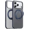 Torras Ostand R Fitness Back Cover Hülle mit MagSafe für Apple iPhone 17 Pro Max - Dunkelblau 1