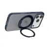 Torras Ostand R Fitness Back Cover Hülle mit MagSafe für Apple iPhone 17 Pro Max - Dunkelblau 3