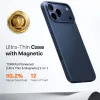 Torras SlimFit Back Cover Hülle mit MagSafe für Apple iPhone 17 Pro Max - Dunkelblau 4