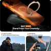 Torras Ostand Spin Air Back Cover Hülle mit MagSafe für Apple iPhone 17 Pro - Shadow Schwarz 3