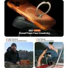 Torras Ostand Spin Air Back Cover Hülle mit MagSafe für Apple iPhone 17 Pro - Horizon Orange 3