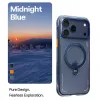 Torras Ostand Spin Air Back Cover Hülle mit MagSafe für Apple iPhone 17 Pro Max - Dunkelblau 2