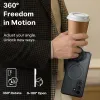 Torras Ostand Spin Back Cover Hülle mit MagSafe für Samsung Galaxy S26 Plus - Schwarz 2