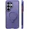 Torras Ostand Spin Air Back Cover Hülle mit MagSafe für Samsung Galaxy S26 Ultra - Dunkelviolett