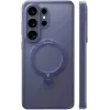 Torras Ostand Spin Back Cover Hülle mit MagSafe für Samsung Galaxy S26 Ultra - Dunkelviolett 0