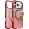 Torras Ostand Q3 Air Back Cover Hülle mit MagSafe für Apple iPhone 17 Pro - Wave of Passion 0