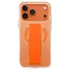 UNIQ Heldro Air MagClick MagSafe Back Cover Hülle für Apple iPhone 17 Pro - Transparent/Orange 1