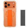 UNIQ Heldro Air MagClick MagSafe Back Cover Hülle für Apple iPhone 17 Pro - Transparent/Orange 3
